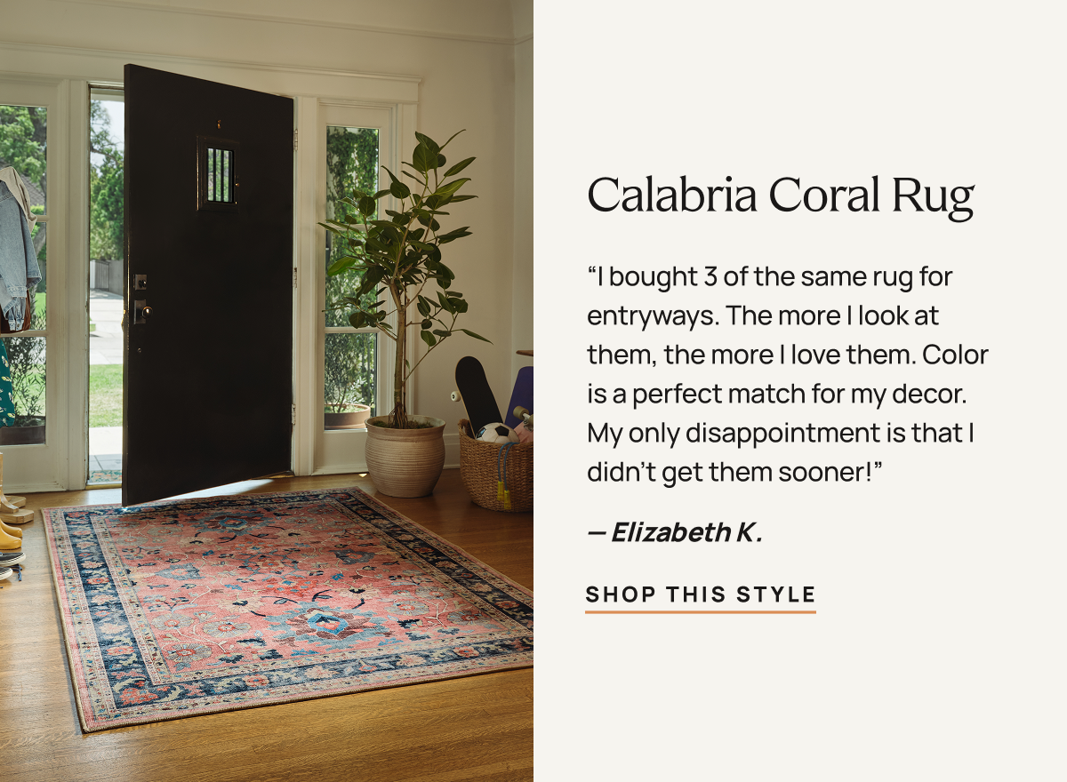 Calabria Coral Rug 