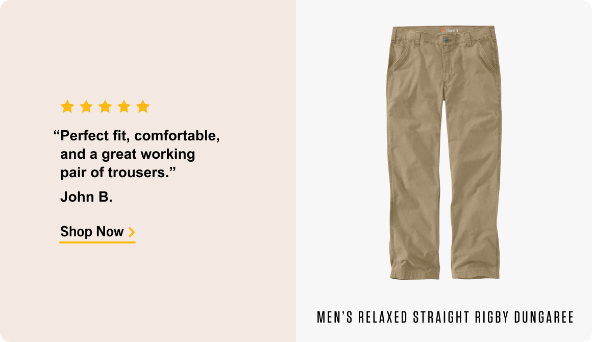 Shop Men’s Relaxed Straight Rigby Dungaree