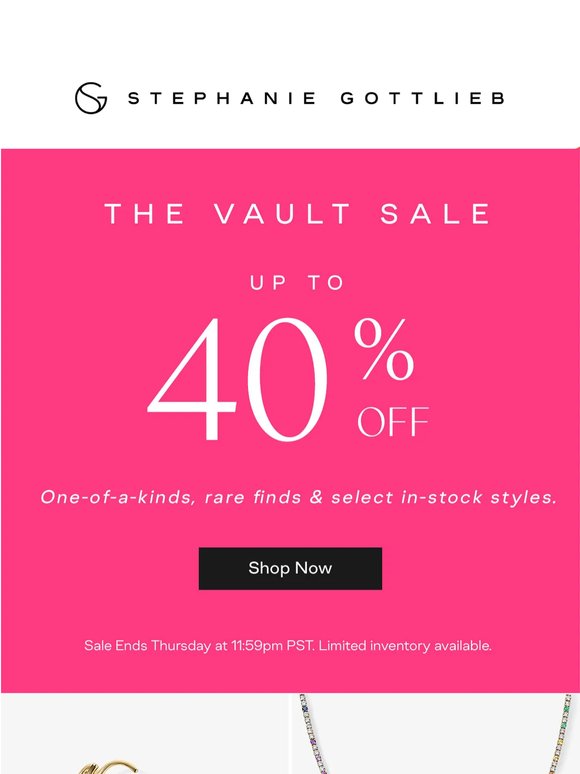The Vault Is Restocked & Selling Fast
