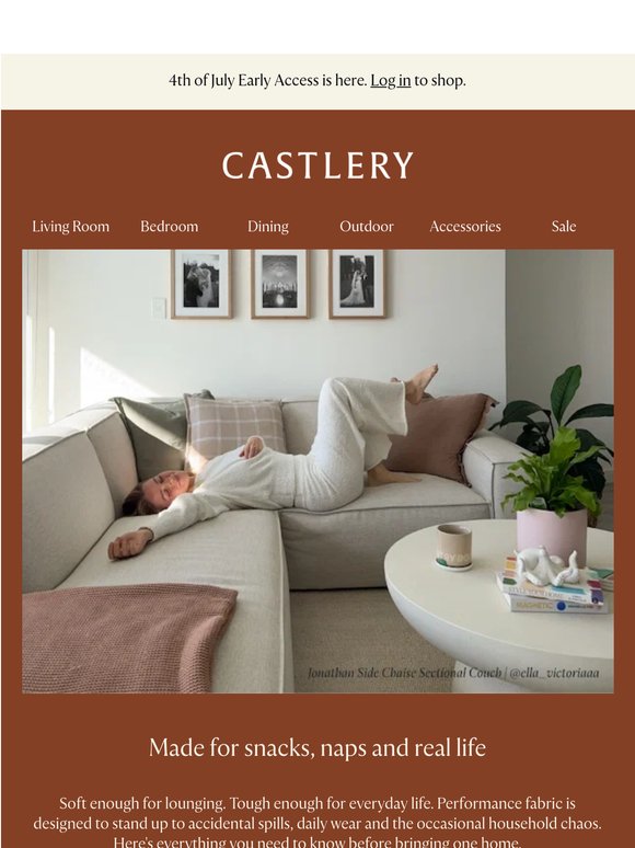 The secret to a lower-maintenance sofa