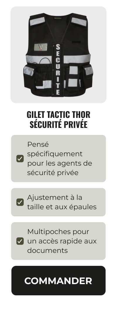 Gilet Tactic Thor Sécurité Privée 1