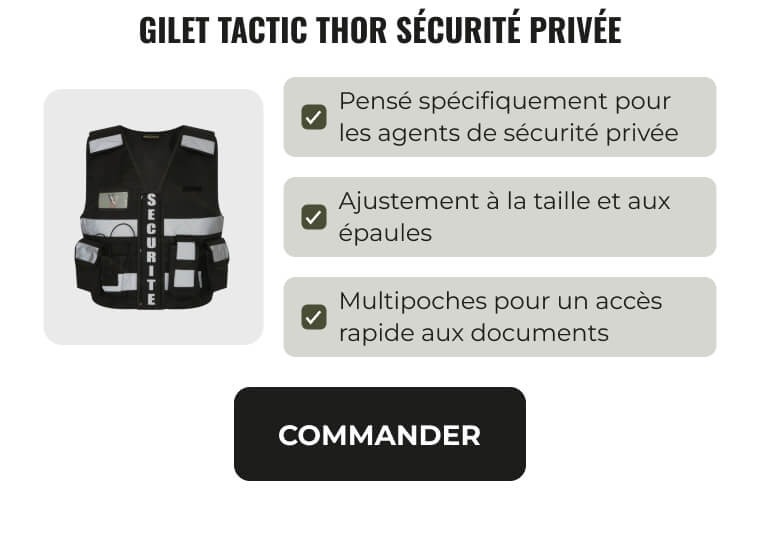 Gilet Tactic Thor Sécurité Privée 1