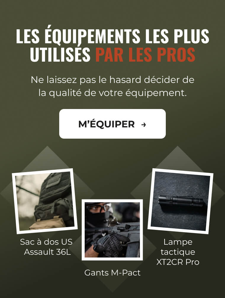 LES ÉQUIPEMENTS LES PLUS UTILISÉS PAR LES PROS 1