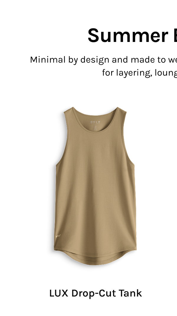 LUX Drop-Cut Tank