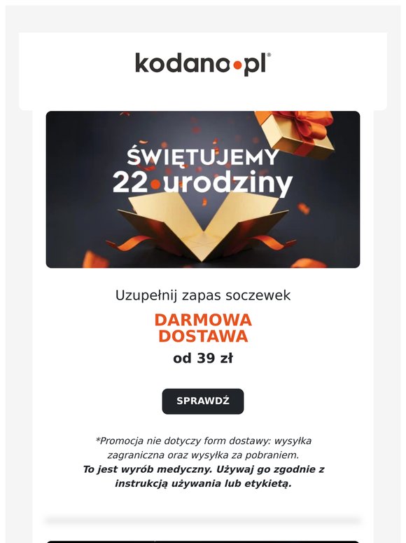 Urodzinowe rabaty do -75% | Soczewki  i okulary wysyłamy ZA DARMO!