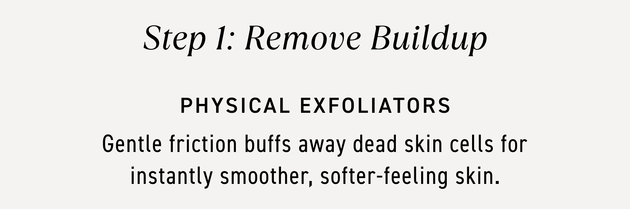 Step one: remove buildup. 