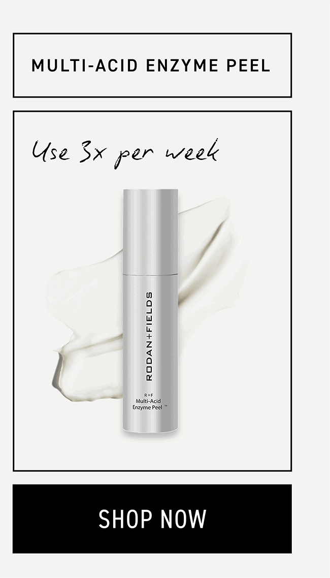 Multi-Acid Enzyme Peel. CTA: SHOP NOW