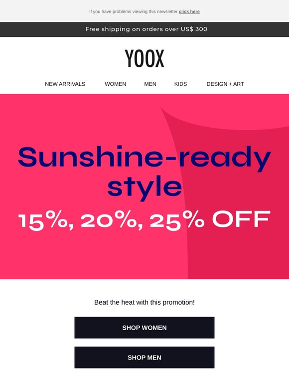 ☀️Bright buys: 15%, 20% & 25% OFF