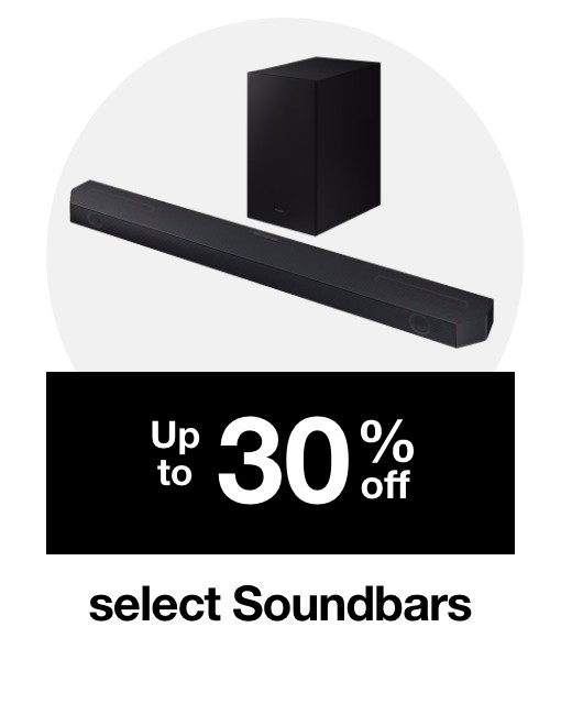 30% Off select Soundbars