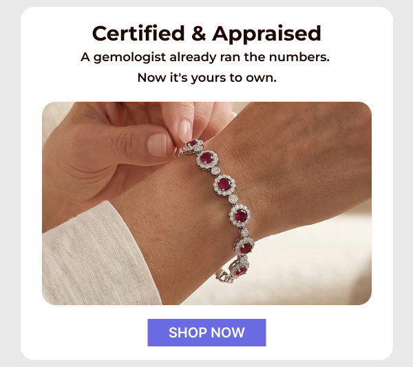 Certified & Appraised Jewelry