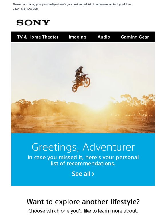 Your Personalized Tech Suggestions: Built for Adventurers