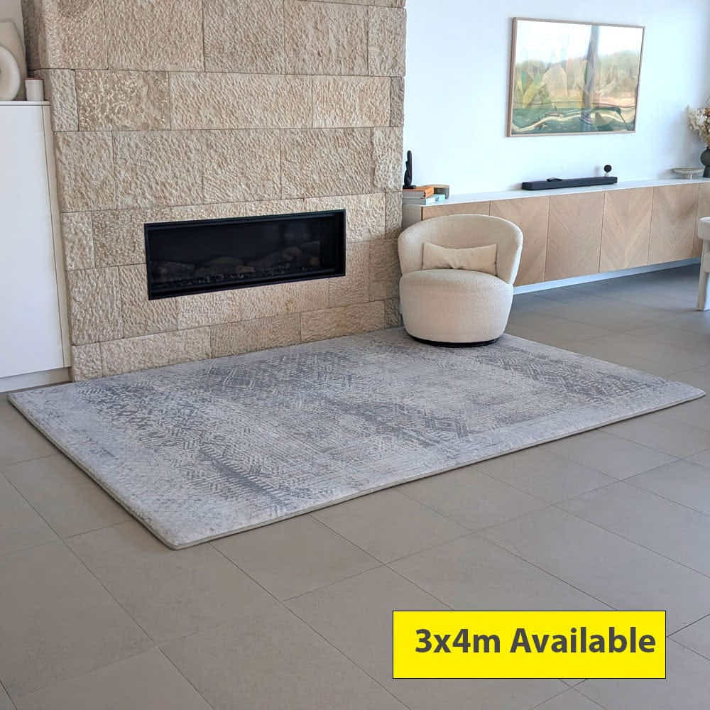 The Mellow Mat® Designer Print Edition | Silver Mist is a 35mm thick slow rebound Memory foam mat / rug by Turkish Rug designer @aslhanalparsln. This ...