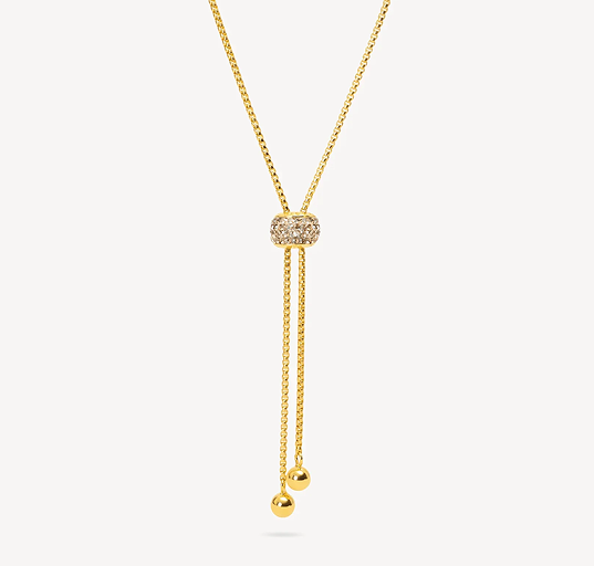 Sparkle Bolo Tie Necklace
