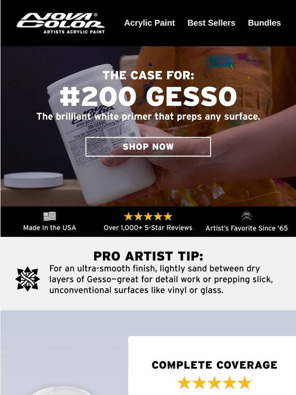 🎨 Gesso Artists Use for Every Surface