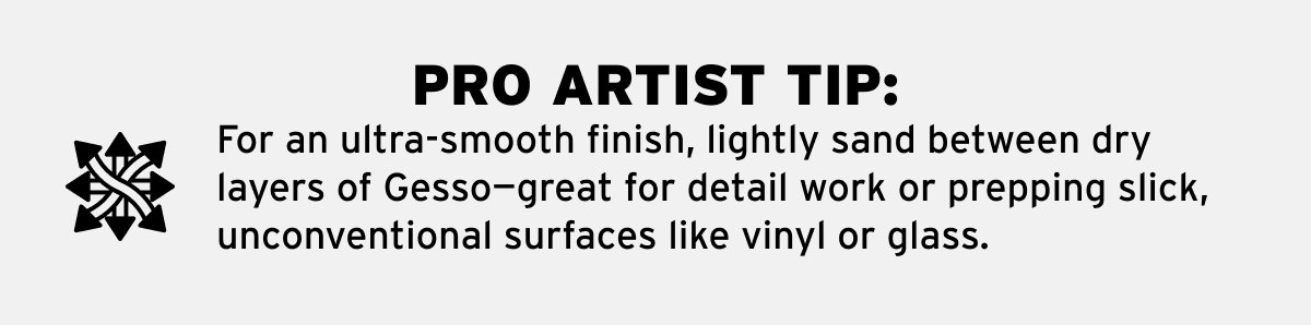 Uses of 200 Gesso