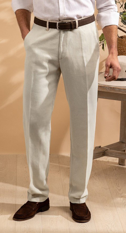 Men's Cotton Linen Trousers
