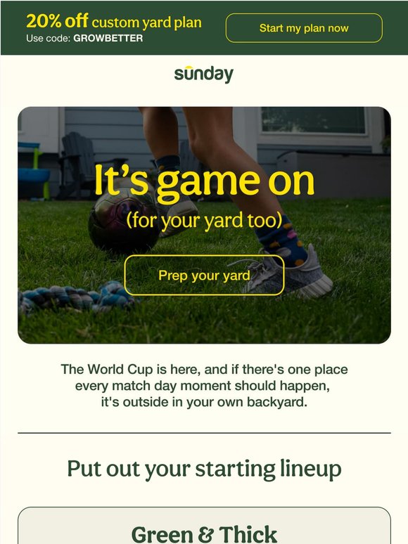 Just In Time for Kickoff ⚽