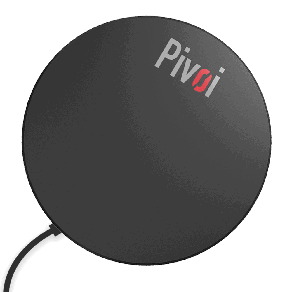 Pivoi QI Fast Wireless Charger Pad (Black)