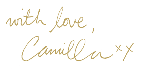 WITH LOVE, CAMILLA XX