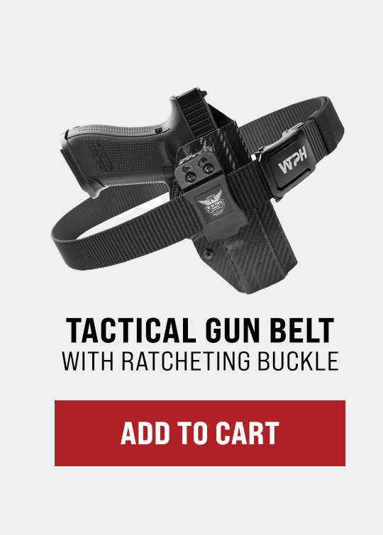 Tactical Gun Belt Gun Belt w/ Ratcheting Buckle