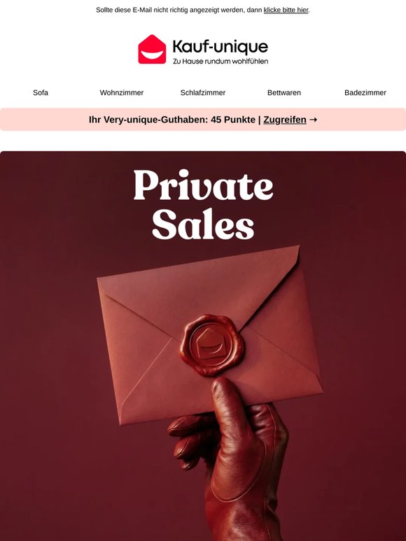 Private Sales 👑 Dein Vorab-Zugang
