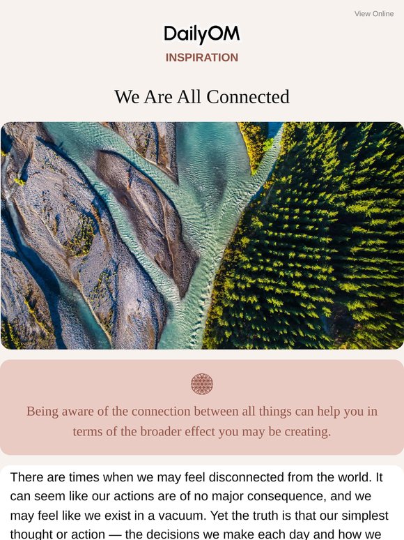 We Are All Connected
