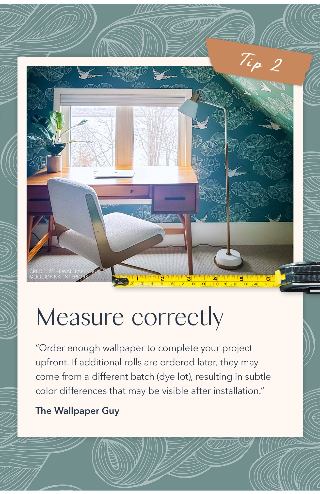 Tip 2: Measure correctly