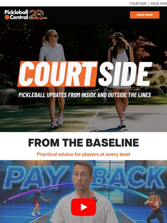 Pickleball Central Newsletter | Issue #019