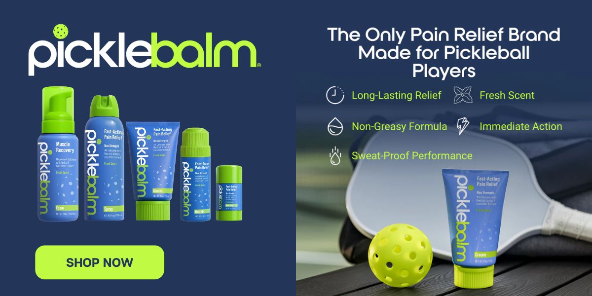 Pickle Balm - The only pain relief brand made for pickleball players