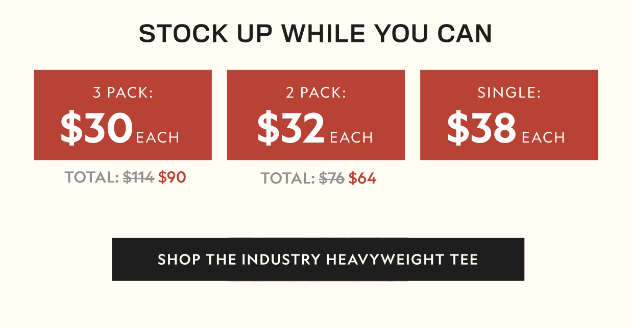 Heavyweight Three Pack