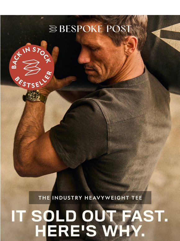 The Tee That Keeps Selling Out