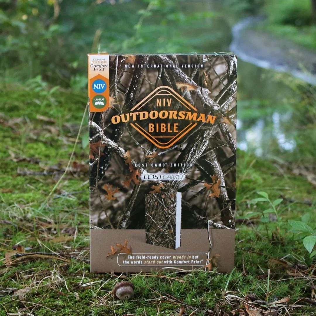 NIV, Outdoorsman Bible, Red Letter Edition, Comfort Print