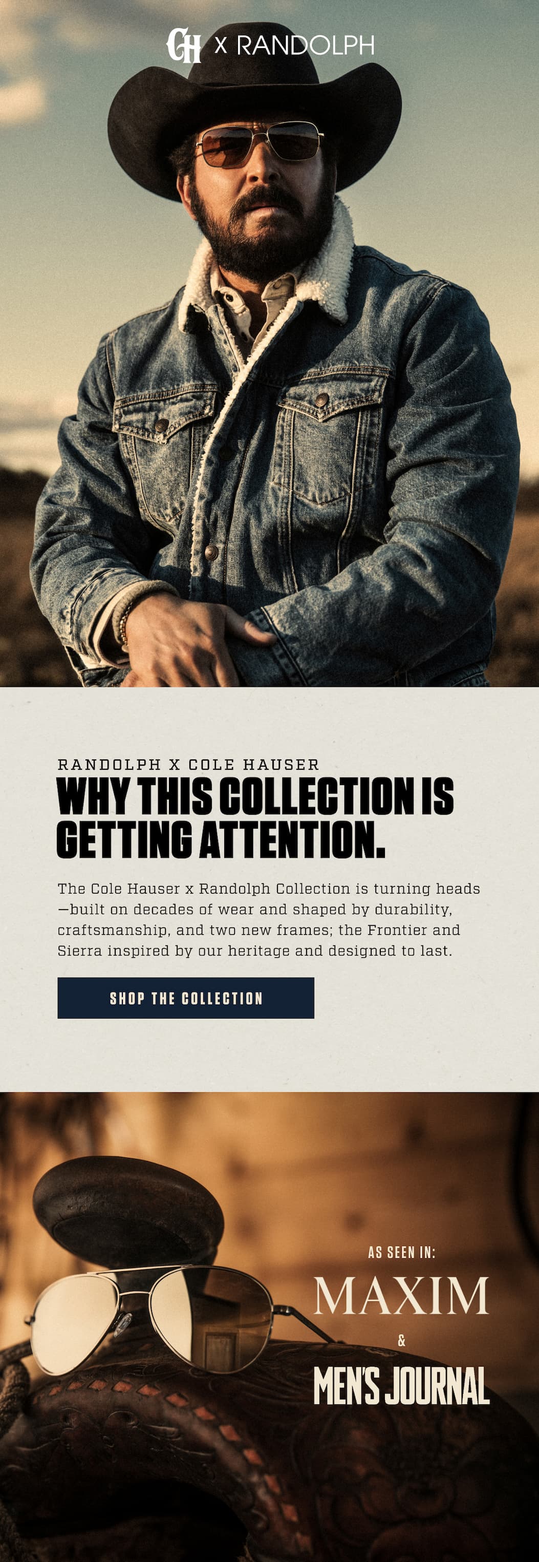 Cole Hauser x RANDOLPH | Why This Collection Is Getting Attention