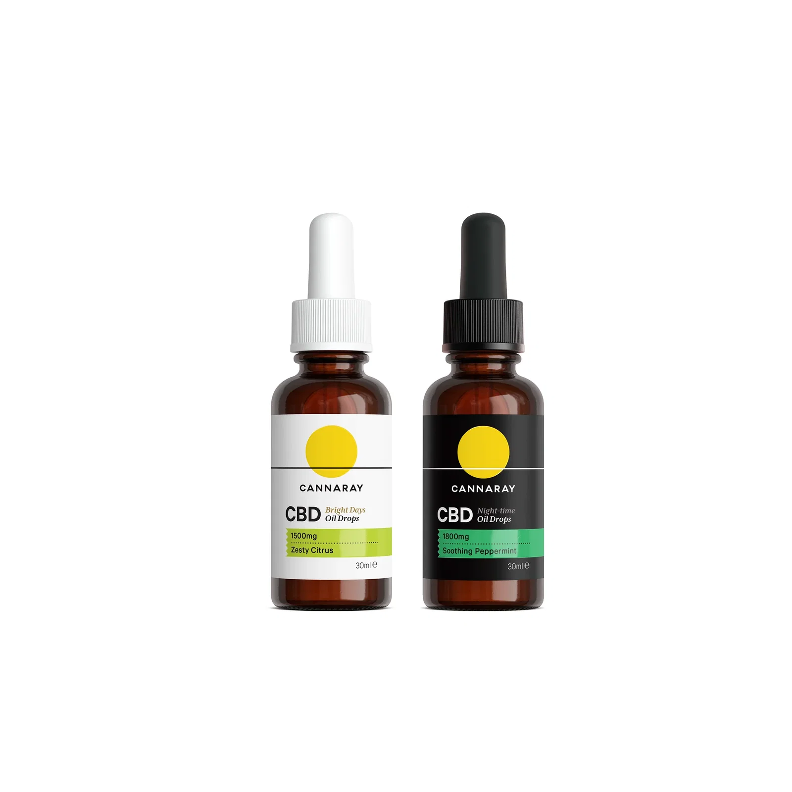 Image of Day & Night CBD Oil Kit – Citrus & Peppermint