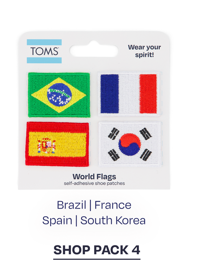 World Flags Patch Packs