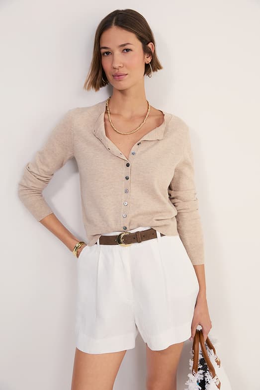 Katie Wool Cotton Cardigan