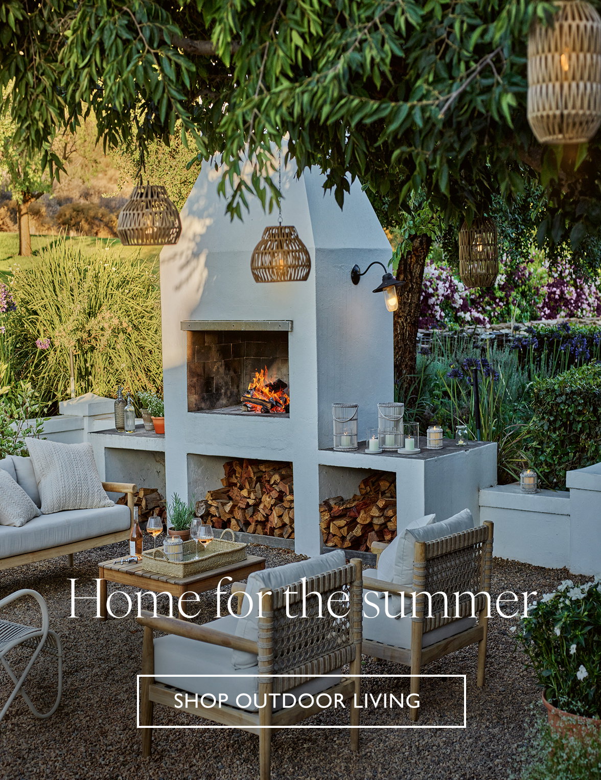 Home for the summer. Shop outdoor living