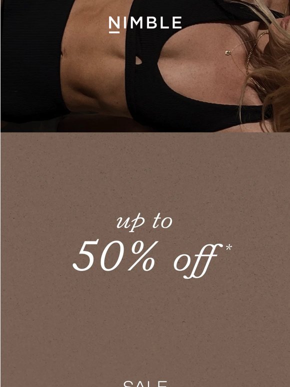 Sale | Up to 50% off