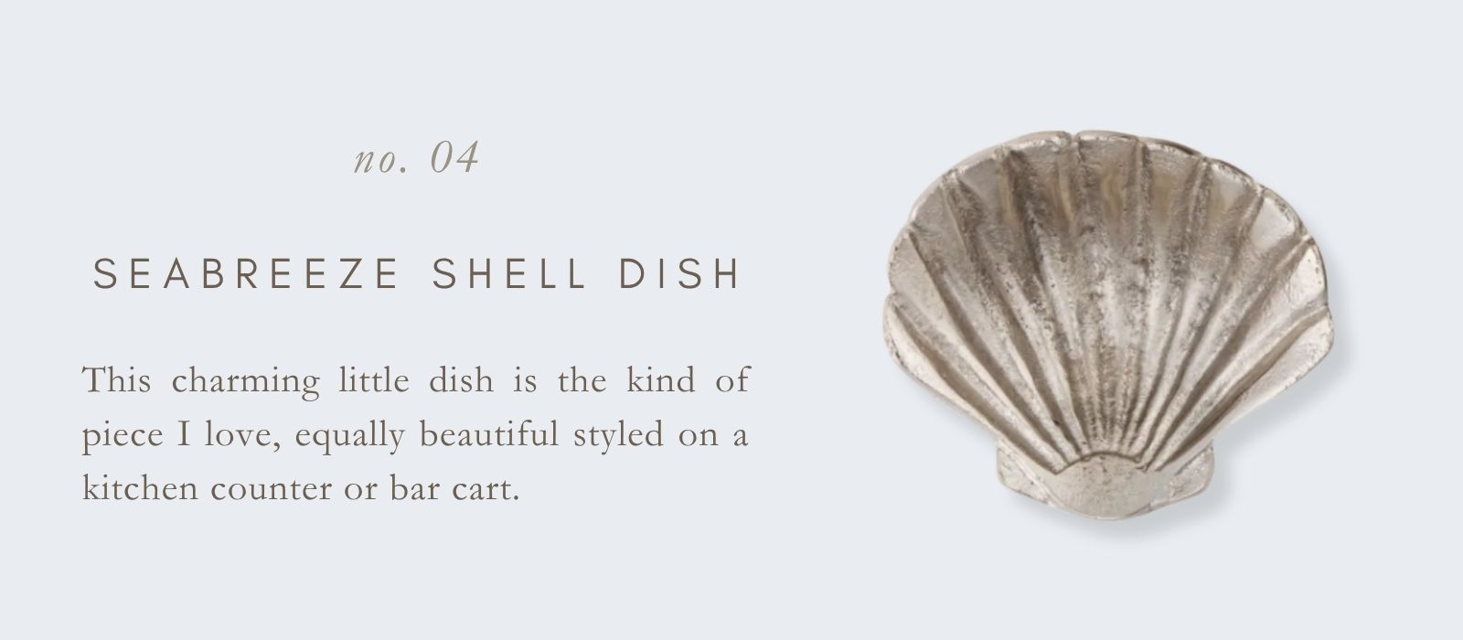 No. 4 Seabreeze Shell Dish