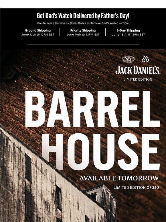 Available Tomorrow 🥃