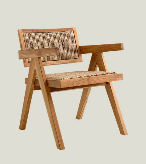 Kristo Outdoor Dining Armchair  by Eichholtz