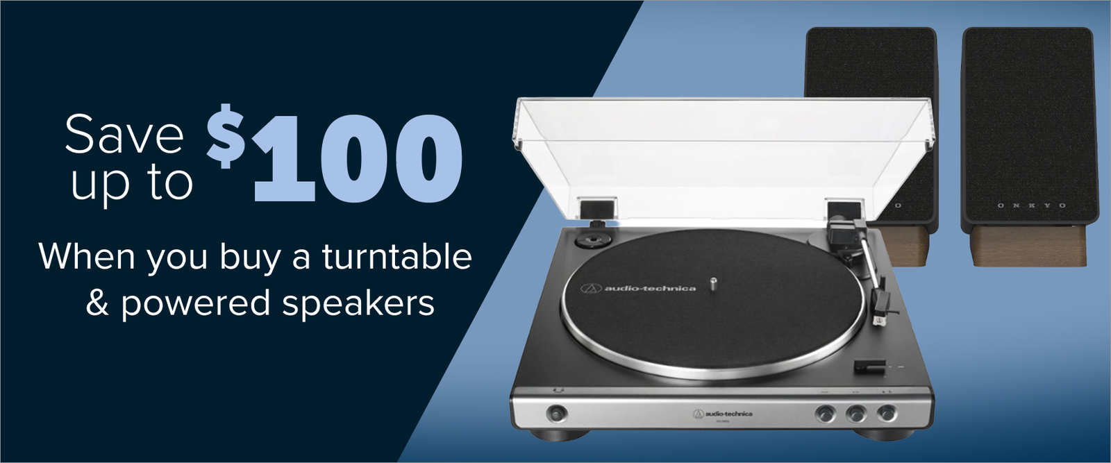 Save on Turntables & Speakers