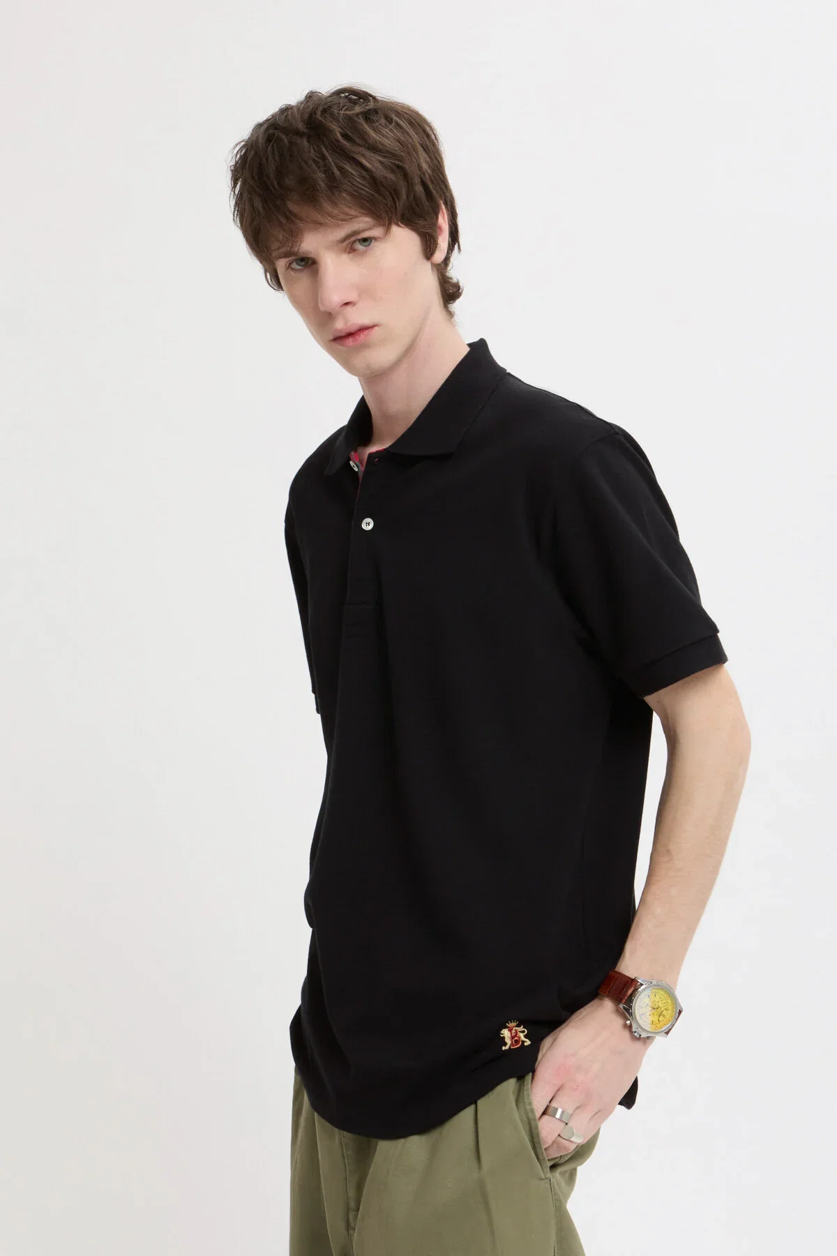 Image of Tartan Placket Polo
