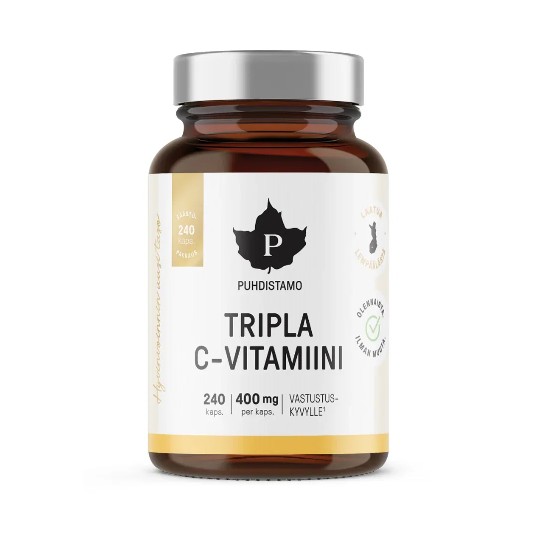 Image of Puhdistamo Tripla C-vitamiini säästöpakkaus 240 kaps.