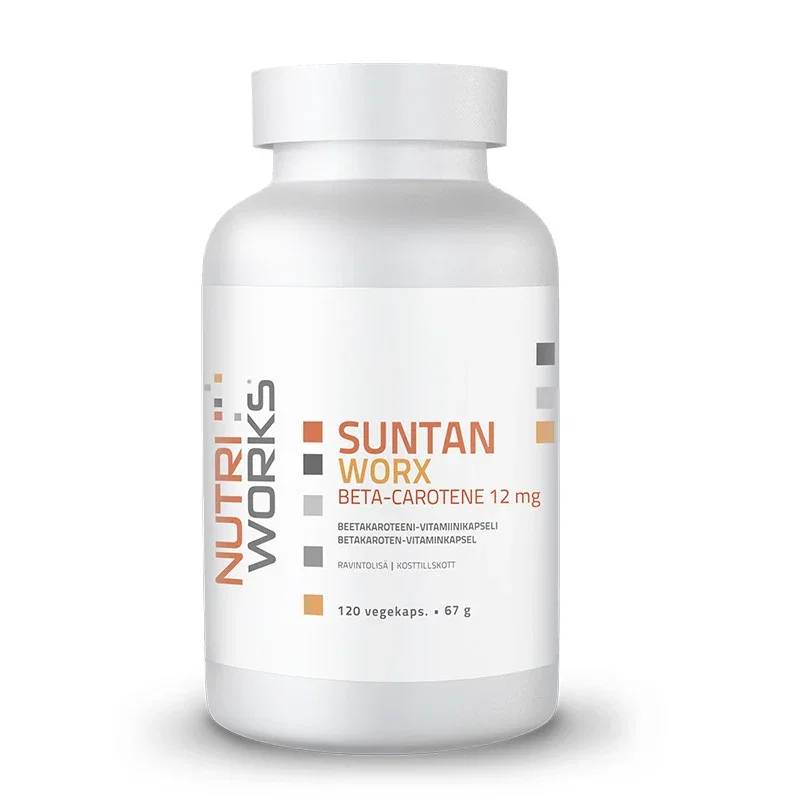 Image of Nutri Works SunTan worX aurinkokapseli, 120 vegekaps.