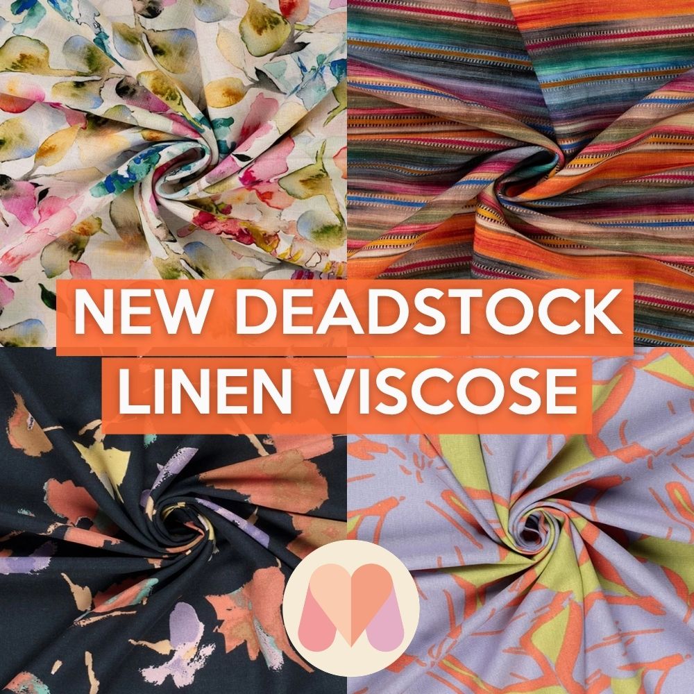 New deadstock linen viscose