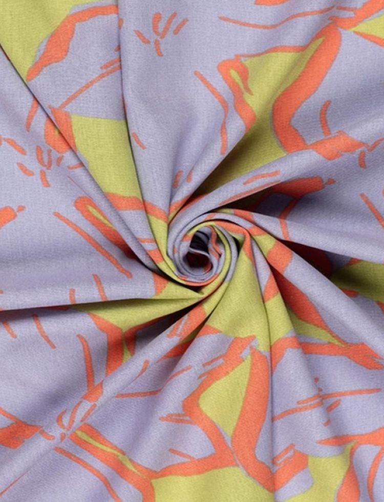 Deadstock Linen Viscose Blend Fabric Green