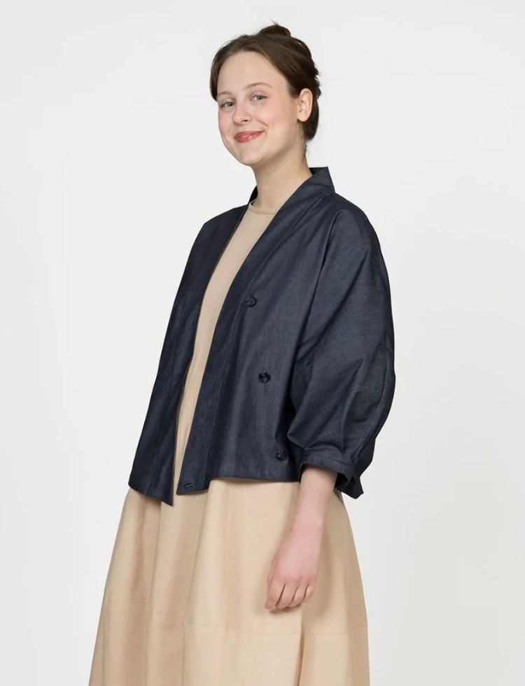 The Assembly Line Paper Sewing Pattern Cross Over Shirt