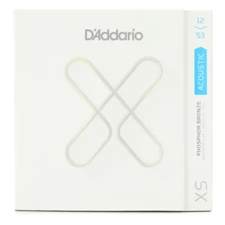D'Addario XSAPB1253 XS Phosphor Bronze Acoustic Guitar Strings -...
