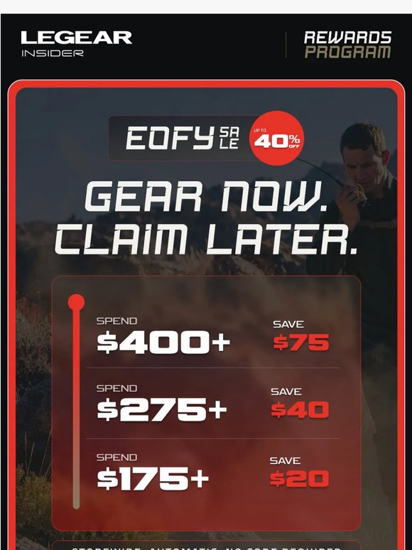 Have you claimed your savings?